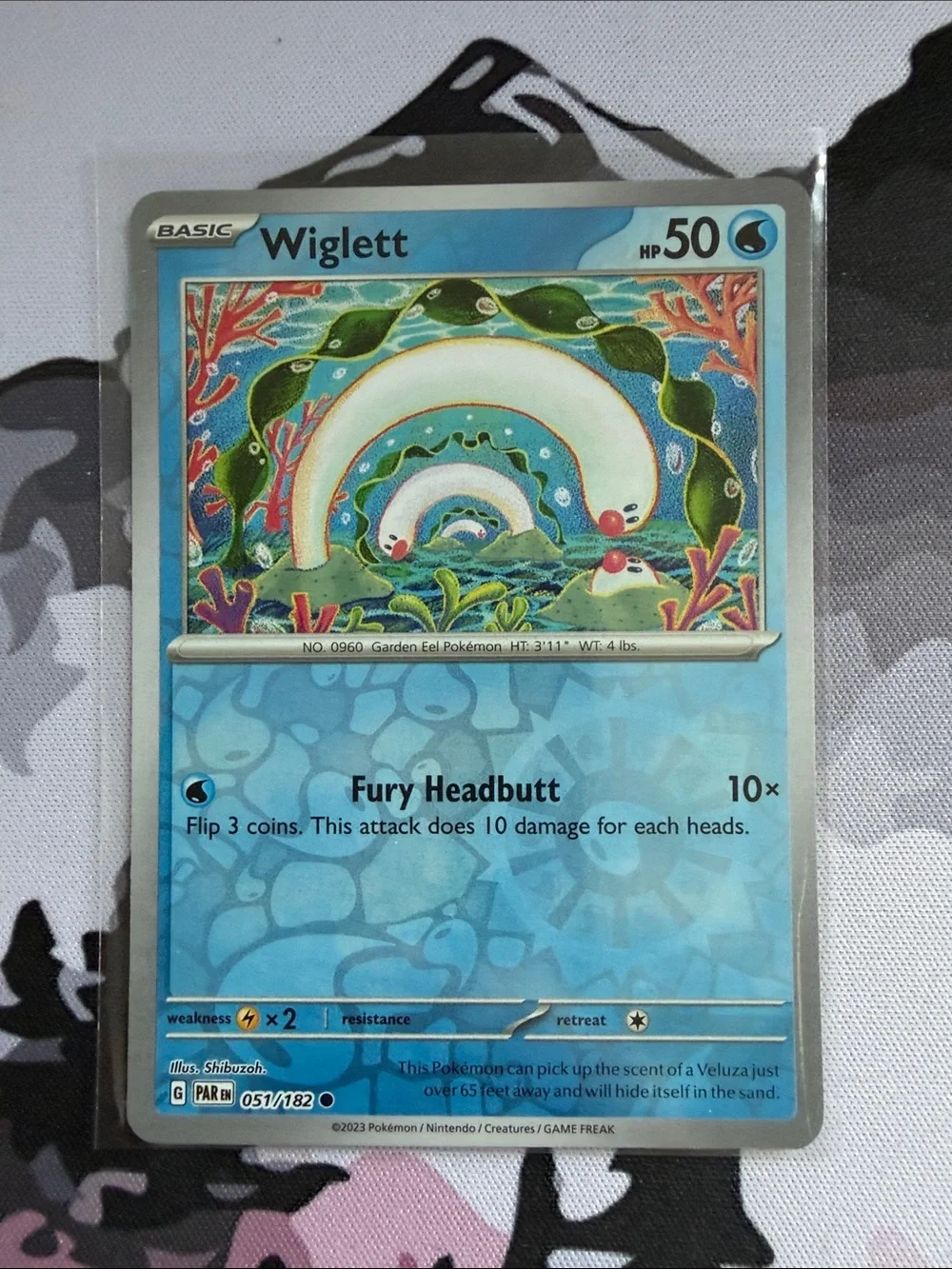🌊 Wiglett & Wugtrio Pokémon Evolution Reverse Holo Card Lot | 7 Cards ✨5/$25✨